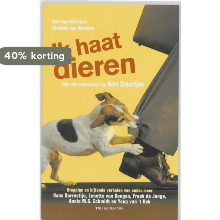 Ik haat dieren 9789049900892, Boeken, Literatuur, Gelezen, Verzenden
