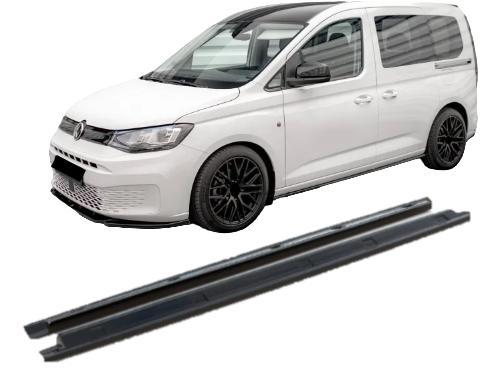 Sideskirts | Volkswagen Caddy mk5 2021+ | Glanzend zwart, Auto-onderdelen, Carrosserie en Plaatwerk, Nieuw, Volkswagen, Verzenden