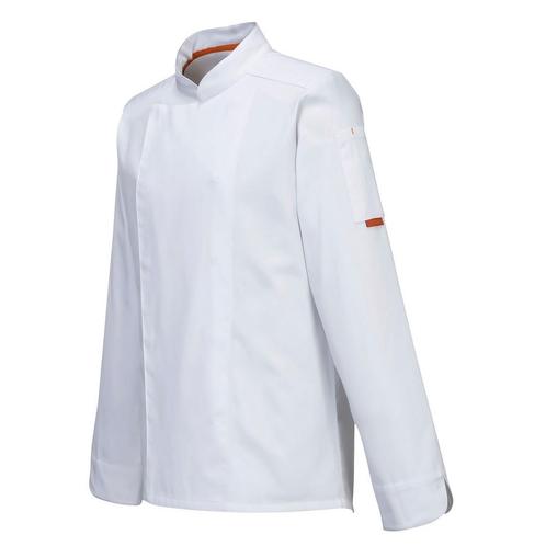 GGM Gastro | (5 stuks) Long Sleeve MeshAir Pro Chef Jas - |, Huis en Inrichting, Keuken | Bestek, Nieuw, Verzenden