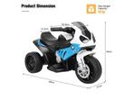 Coast Kinder Motorfiets - PP - 6V - Incl. Muziek -, Verzenden, Nieuw