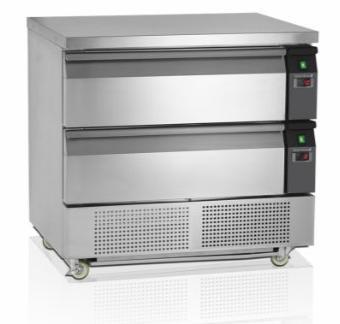 Gekoelde Werkbank met 2 lades | 905 x 700 x 865 mm, Zakelijke goederen, Horeca | Keukenapparatuur, Verzenden