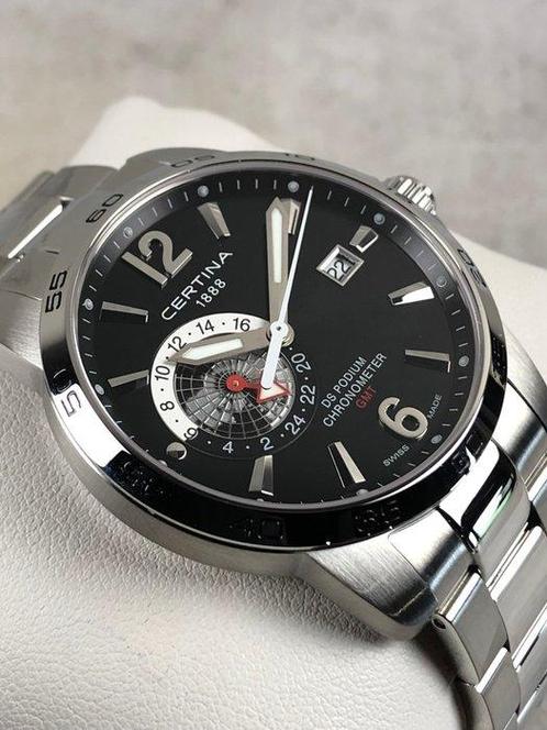 Certina - DS Podium GMT Chronometer - C0344551105700 - Heren, Sieraden, Tassen en Uiterlijk, Horloges | Heren