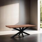 Massieve eettafel - Magazijn Uitverkoop | Gratis Verzending, Huis en Inrichting, Tafels | Eettafels, 100 tot 150 cm, Massief houten eettafel