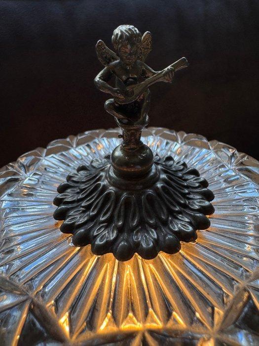Lamp - Kristal - Vintage Tafellamp ‘60, Antiek en Kunst, Curiosa en Brocante