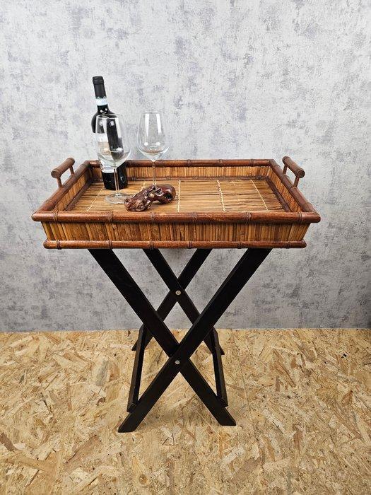 Serveerwagen - Bamboe, Hout - Serveertray, Dienblad, Antiek en Kunst, Curiosa en Brocante