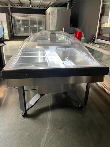 Vierkant Olijvenbar met led verlichting van RVS beschikbaar voor biedingen