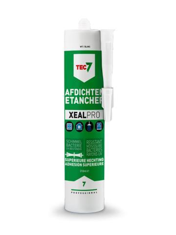 Tec7 xealpro siliconen afdichtingskit 310 ml, transparant,, Doe-het-zelf en Verbouw, Isolatie en Afdichting, Nieuw, Verzenden