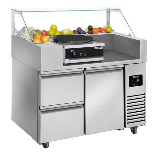 GGM Gastro | Voorbereidingstafel - 1210mm - 1 deur & 2 laden, Zakelijke goederen, Horeca | Meubilair en Inrichting, Nieuw in verpakking