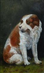 Hollandse School (XIX-XX), Kring van - St-Bernardshond (no