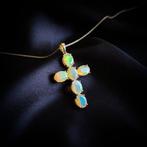 Hanger - 14 karaat Geel goud - 4.50ct. tw. Opaal -