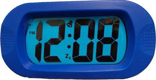 Balance Time LCD - Wekker - Rubber - Kobalt Blauw, Witgoed en Apparatuur, Wekkers, Verzenden