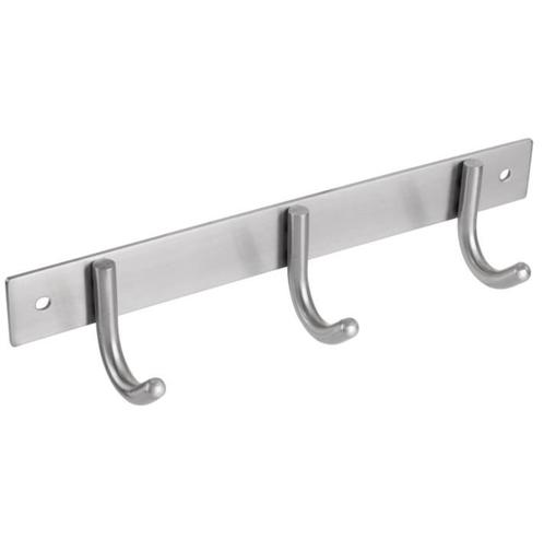 Differnz kapstok 3 haken beugel rvs mat chroom, Huis en Inrichting, Woonaccessoires | Kapstokken, Verzenden