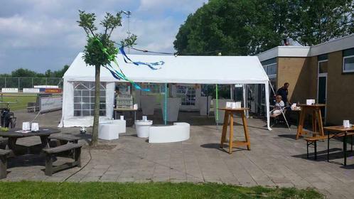 Partytent 3x3 4x3 6x3 6x4 8x4 4,5x3 5x3 huren Mega Acties, Hobby en Vrije tijd, Feestartikelen | Verhuur, Nieuw, Ophalen