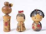 Creatieve Kokeshi Poppen Collectie (13 Stuks) - Sato Suigai