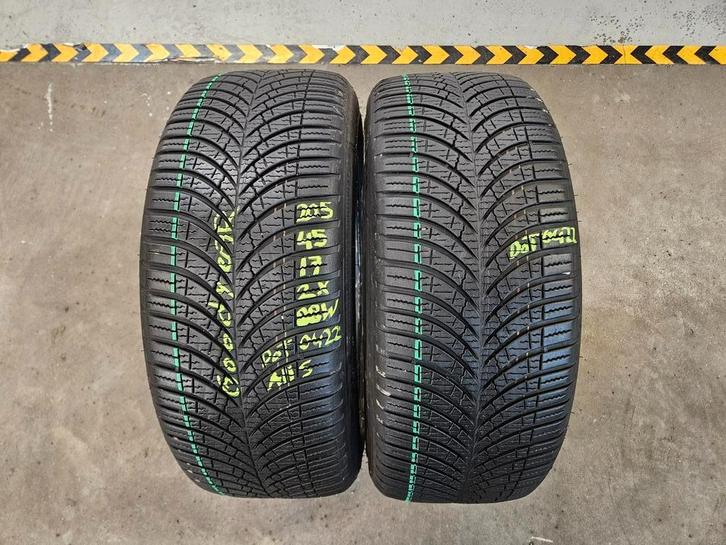 205/45/17 88W GOODYEAR 4SEIZOENSBANDEN 6,3MM PROFIEL 2X, Auto-onderdelen, Banden en Velgen, 17 inch, Erkend duurzaam, All Season
