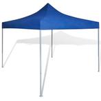 vidaXL Vouwtent 3x3 m blauw, Tuin en Terras, Partytenten, Verzenden, Nieuw