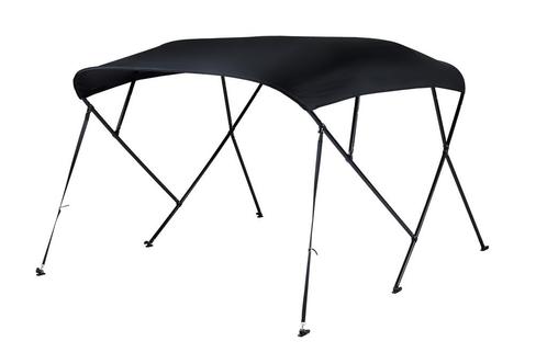 NALUX Biminitop 4 bogen zwart frame- Hoogte 117 cm -Breed..., Watersport en Boten, Bootonderdelen, Overige typen, Nieuw, Motorboot