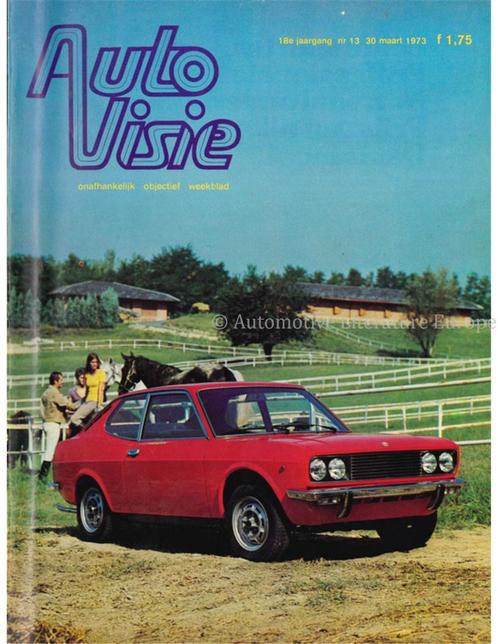1973 AUTOVISIE MAGAZINE 13 NEDERLANDS, Boeken, Auto's | Folders en Tijdschriften