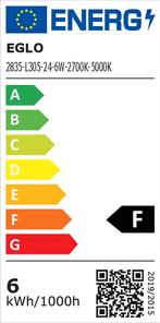 EGLO Cardito 1 Hanglamp - LED - 100 cm - Zwart - Kristallen, Huis en Inrichting, Verzenden, Zo goed als nieuw