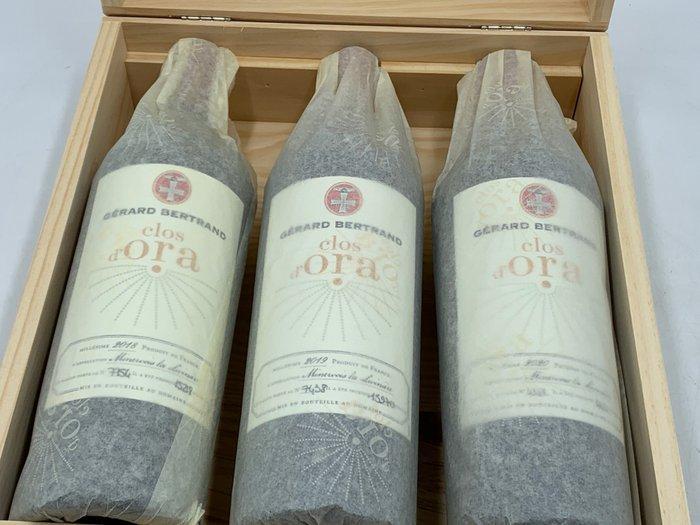2018 , 2019 & 2020 Gérard Bertrand, Clos DOra Caisse Amour, Verzamelen, Wijnen