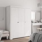 vidaXL Kledingkast BODO 146x53,5x173 cm massief grenenhout, Huis en Inrichting, Kasten | Kledingkasten, Verzenden, Nieuw
