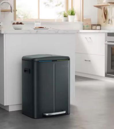 Pedaalemmer 2×20L – Prullenbak met 2 Vakken en Softclose, Huis en Inrichting, Woonaccessoires | Prullenbakken, Nieuw, Verzenden