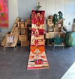 Marokkaans traditioneel oranje Boho Berberdeken - Marokkaans, Huis en Inrichting, Stoffering | Tapijten en Kleden, Nieuw