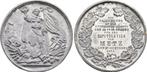 Zinnmedaille von den Gebr Hartwig 1870 Offenbach am Main:, Postzegels en Munten, Penningen en Medailles, Verzenden