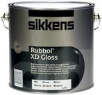 Sikkens Rubbol XD Gloss - Wit en lichte kleuren - 2,5 liter, Wit, Nieuw, Ophalen of Verzenden, Lak