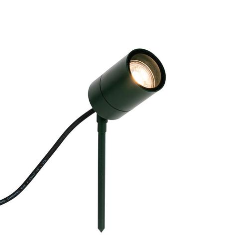 Prikspot donker groen verstelbaar IP44 - Solo, Tuin en Terras, Buitenverlichting, Nieuw, Minder dan 50 watt, Overige materialen