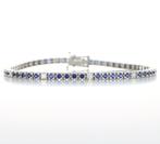 Zonder Minimumprijs - Armband - 18 karaat Witgoud -  2.65ct.