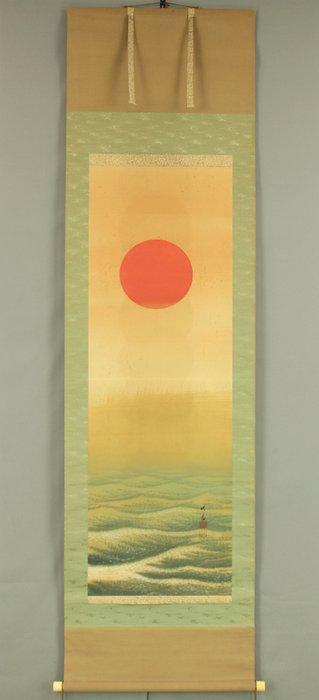 Rising Sun and Wave with Original Box (Tomobako) - Otake, Antiek en Kunst, Antiek | Overige Antiek