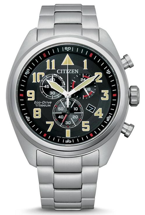 Citizen AT2480-81E Super Titanium horloge, Sieraden, Tassen en Uiterlijk, Horloges | Heren, Staal, Nieuw, Staal, Citizen, Polshorloge