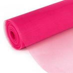 Rol deco-Mesh Cerise PINK rol 50 cm. 25meter Rol decomesh, Ophalen of Verzenden, Nieuw
