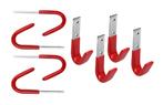 Set van 4 universele wandhaken (metaal en rubber), Ophalen of Verzenden, Nieuw
