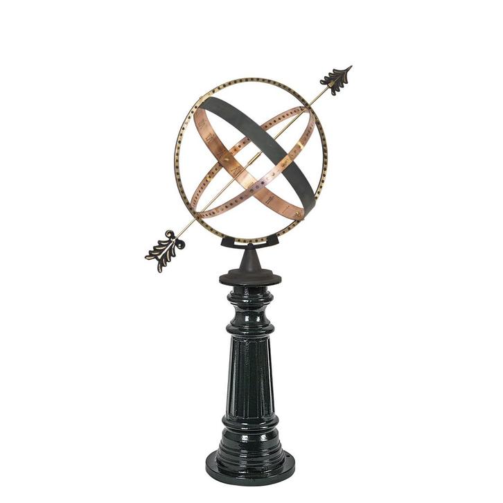 Zonnewijzer Uranus Z2 & sokkel Rhodos Decoratie, Tuin en Terras, Tuinwanddecoratie, Verzenden