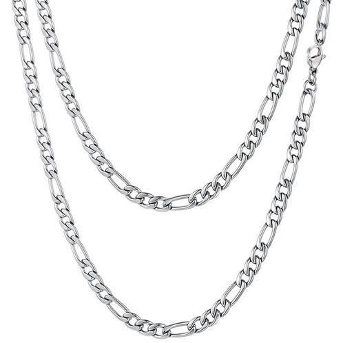 Fako Bijoux® - Schakelketting Figaro - Stainless Steel -, Sieraden, Tassen en Uiterlijk, Kettingen, Verzenden