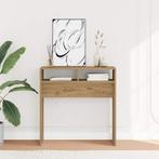 vidaXL Wandtafel 78x30x80 cm bewerkt hout artisanaal, Huis en Inrichting, Tafels | Bijzettafels, Verzenden, Nieuw