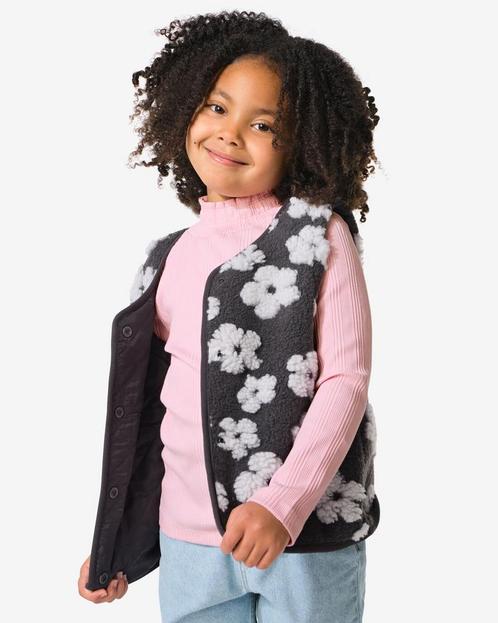 HEMA Kindergilet bloemen zwart van €19.99 voor €10 sale, Kinderen en Baby's, Kinderkleding | Overige, Nieuw, Verzenden