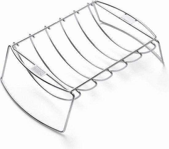 Weber Rib-karbonaderek (BBQs & Accessoires, Tuin & Klussen), Tuin en Terras, Houtskoolbarbecues, Nieuw, Verzenden