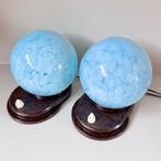 Lamp (2) - Opaline glas - Paar Art Deco bedlampjes, Antiek en Kunst, Antiek | Lampen