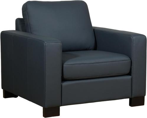 Leren fauteuil - Echt leer, Modern, Comfortabel en kies uit, Huis en Inrichting, Banken | Bankstellen, 75 tot 100 cm, Rechte bank