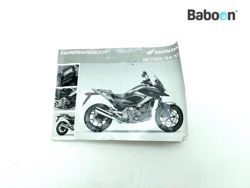 Instructie Boek Honda NC 700 X 2012-2013 (NC700X) German, Motoren, Onderdelen | Honda, Gebruikt, Verzenden