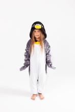 Onesie Grijze Pinguin Pakje 116-122 Pinguinpak Kostuum Grijs, Ophalen of Verzenden, Nieuw