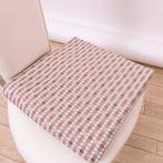 Jacquard stof met geometrisch patroon Vintage - Roze