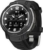 Garmin Instinct Crossover 45 mm schwarz am Silikonarmband, Verzenden, Gebruikt