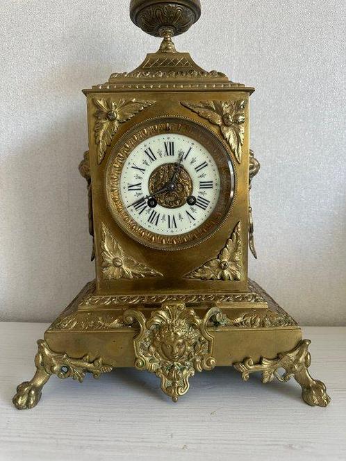 Pendule - Antiek - Verguld brons - 1850-1900, Antiek en Kunst, Antiek | Klokken