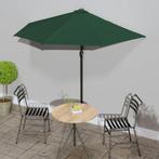 vidaXL Balkonparasol half met aluminium paal 270x144 cm, Tuin en Terras, Verzenden, Nieuw