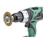 Staalborstel 63 mm op 6 mm stift met gegolfde staaldraad /, Ophalen of Verzenden, Nieuw