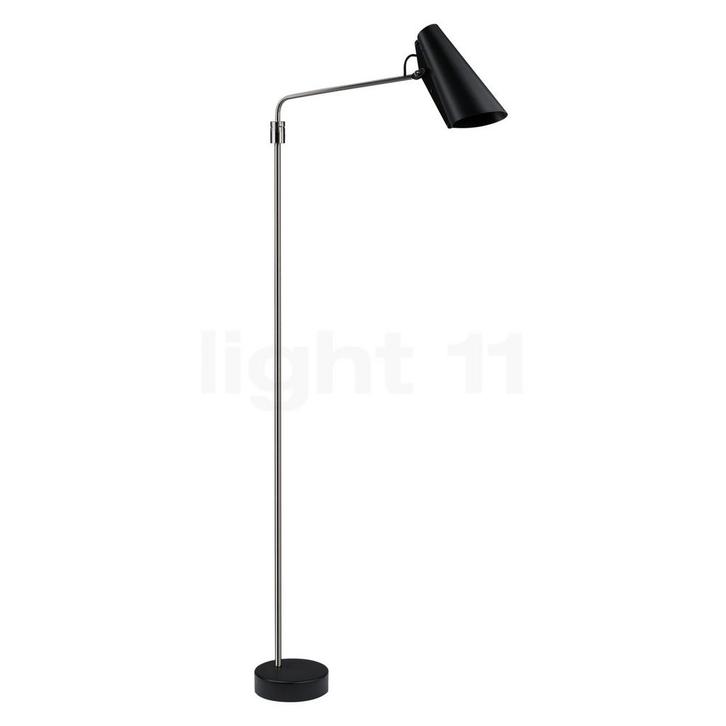 Northern Birdy Swing Vloerlamp, zwart/staal (Staande lampen), Huis en Inrichting, Lampen | Vloerlampen, Nieuw, Verzenden